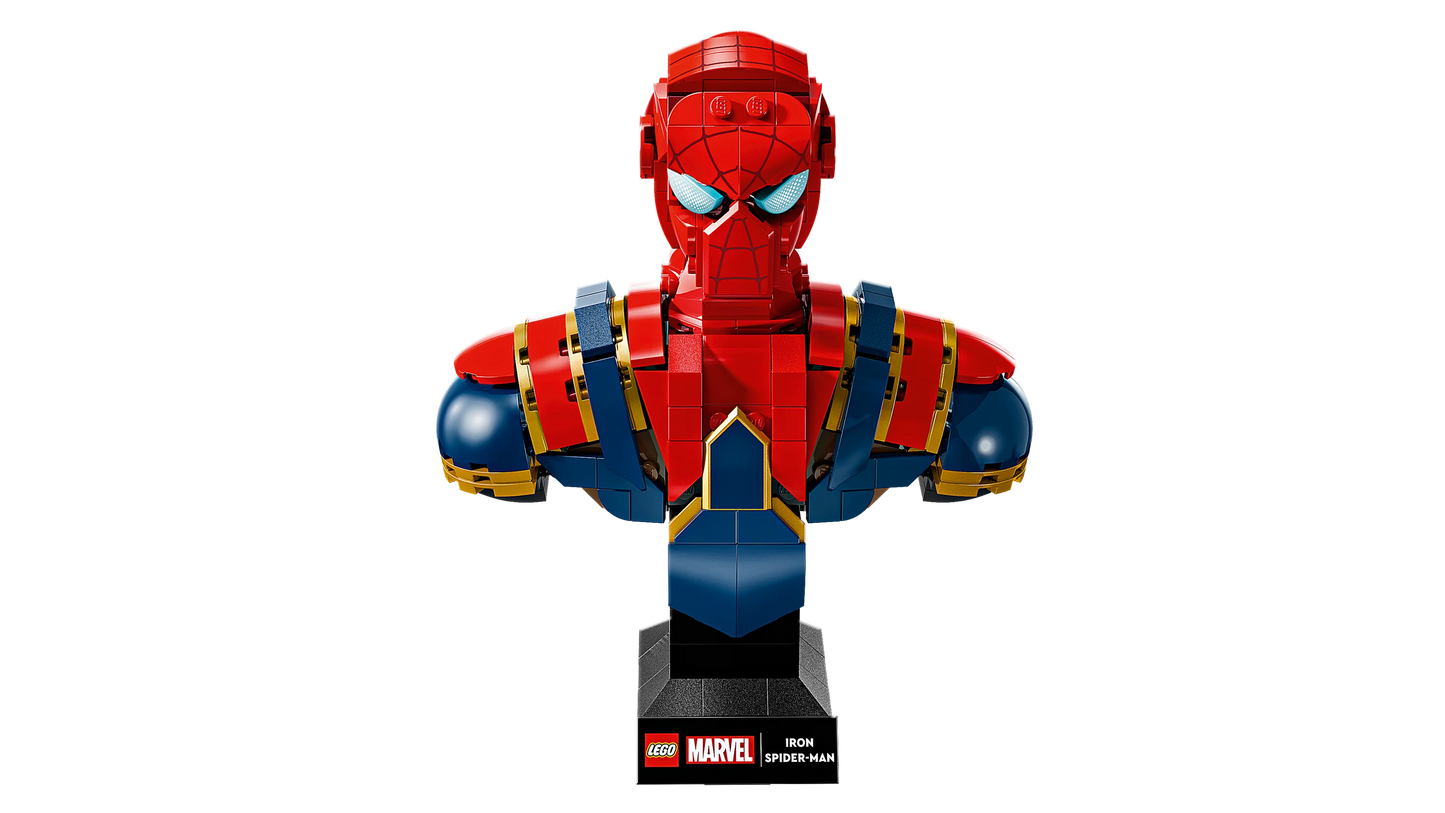 Marvel Iron Spider-Man Bust Collectible Adult 76326 Building Kit