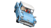LEGO Harry Potter 76470 Enchanted Flying Ford Anglia – Magical Flying Car Building Set, 868 Pieces