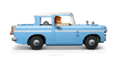 LEGO Harry Potter 76470 Enchanted Flying Ford Anglia – Magical Flying Car Building Set, 868 Pieces