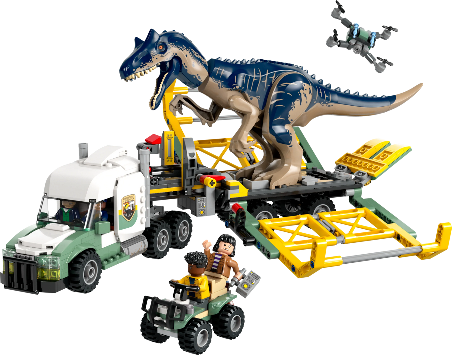 Jurassic World Dinosaur Missions: Allosaurus Transport Truck 76966 Building Kit