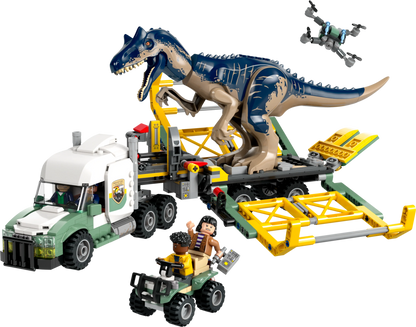 Jurassic World Dinosaur Missions: Allosaurus Transport Truck 76966 Building Kit