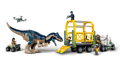 Jurassic World Dinosaur Missions: Allosaurus Transport Truck 76966 Building Kit