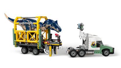 Jurassic World Dinosaur Missions: Allosaurus Transport Truck 76966 Building Kit