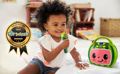 Cocomelon Bluetooth Karaoke Machine for Kids with Built-in Songs