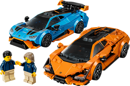 Speed Champions Lamborghini Revuelto & Huracán STO 77238 Building Kit
