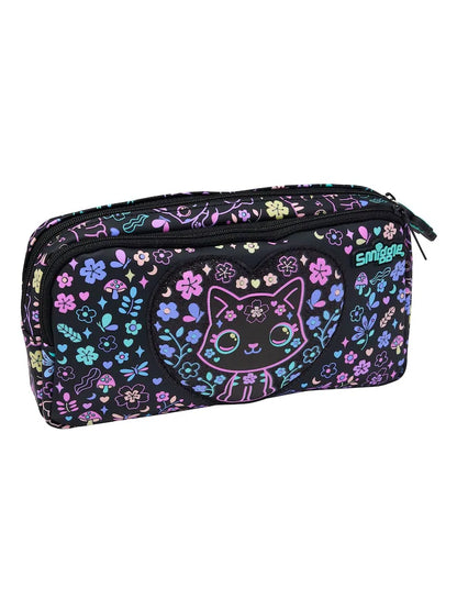 Smiggle Kids Pencil Pouch - CAT HEART