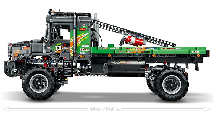 LEGO Technic 4X4 Mercedes-Benz Zetros Trial Truck 42129 Building Kit (2,110 Pieces), Multi Color