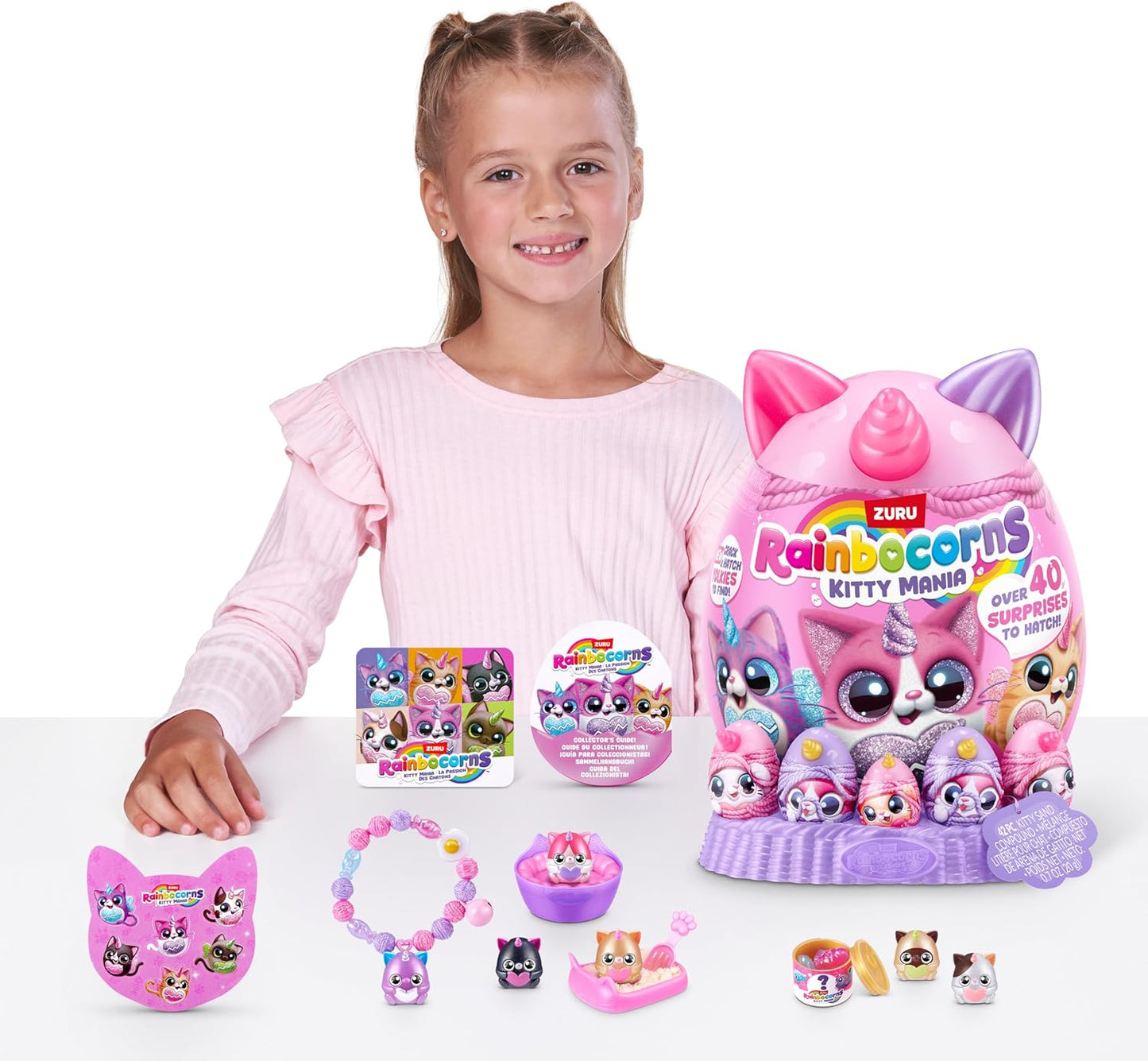 Rainbocorns - Eggszania Kitty Mania , 40+ Surprises