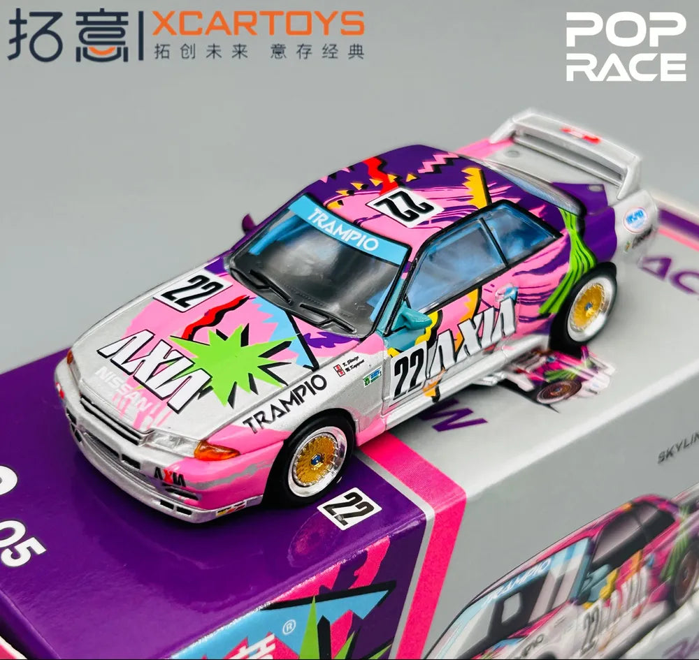 Pop Race Nissan Skyline GTR R32 1:64 Scale