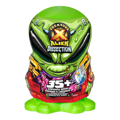 Treasure X Mega Alien Dissection with 35+ Surprises Inside | Dissect the 12" Tall Alien | Rescue 4 Alien Hunters | Discover Weapons