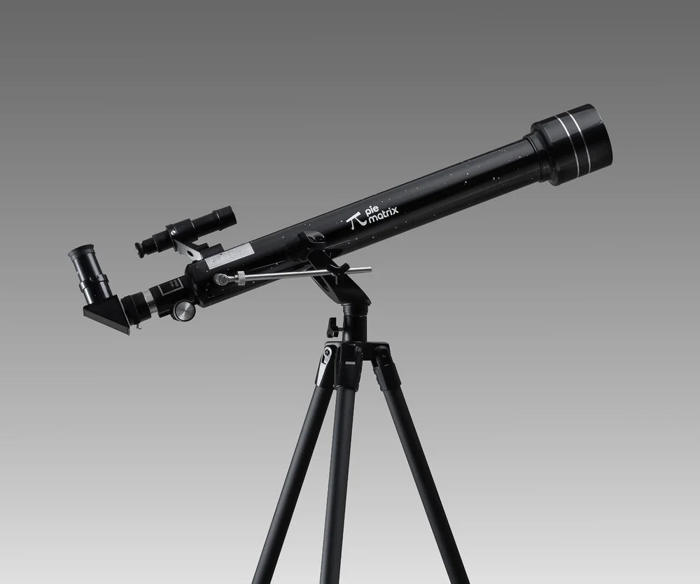 Pie Matrix Phoenix 60700 Refractor Telescope – 60mm Aperture, 700mm Focal Length, 3 Eyepieces, 3X Barlow, Tripod & Travel Bag