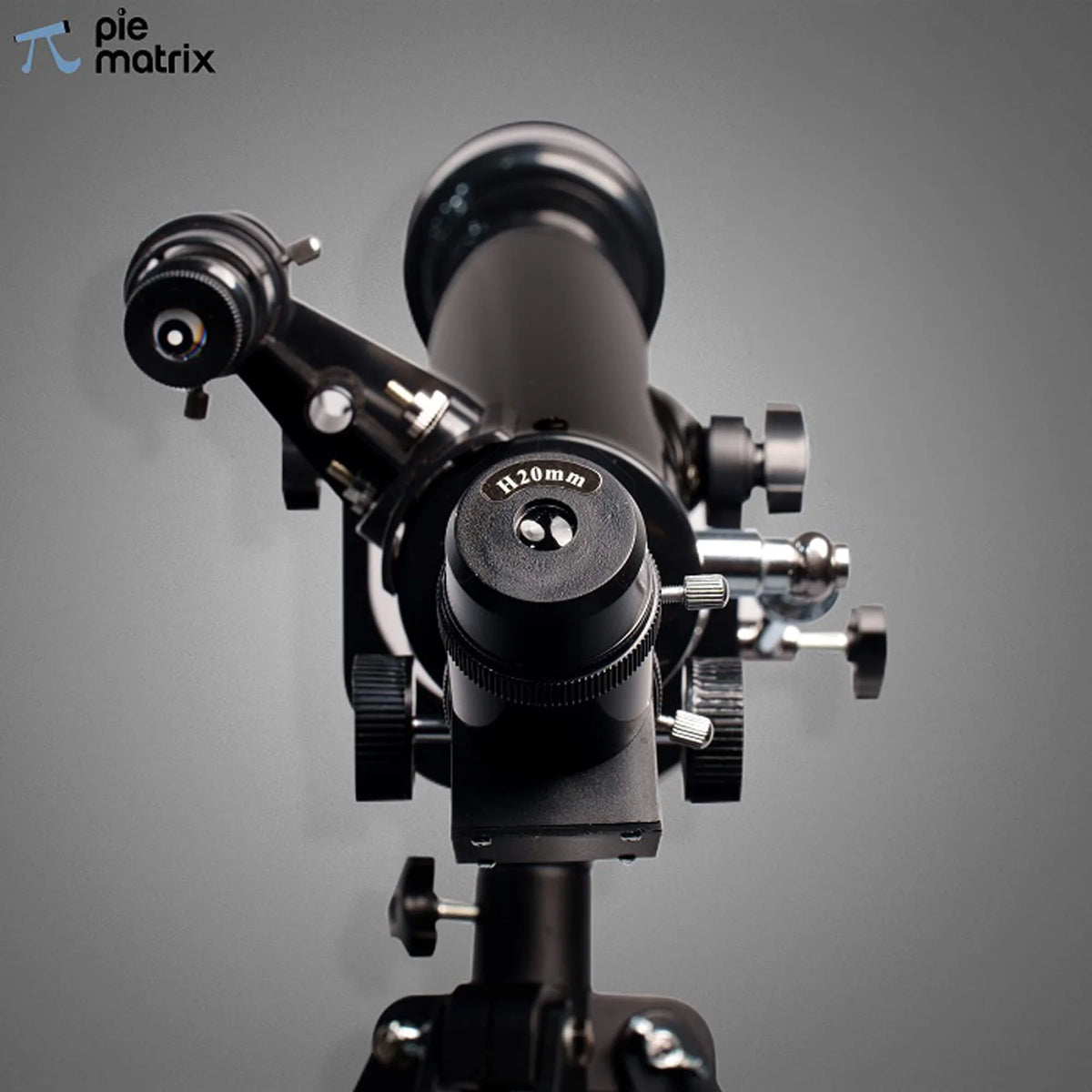 Pie Matrix Phoenix 60700 Refractor Telescope – 60mm Aperture, 700mm Focal Length, 3 Eyepieces, 3X Barlow, Tripod & Travel Bag