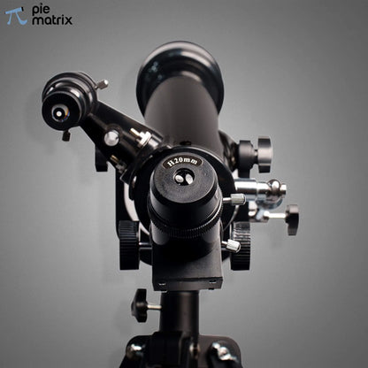 Pie Matrix Phoenix 60700 Refractor Telescope – 60mm Aperture, 700mm Focal Length, 3 Eyepieces, 3X Barlow, Tripod & Travel Bag