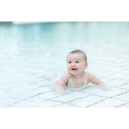 Bambo Nature Premium Disposable Swim Diaper Pants - Double Leak Barriers, Soft 360° Elastic Fit, Chemical Free & Leakproof Pool Diapers For Babies, Waterproof Toddler Swimming Swimsuit, Kids 7-12 kgs, 12 Count