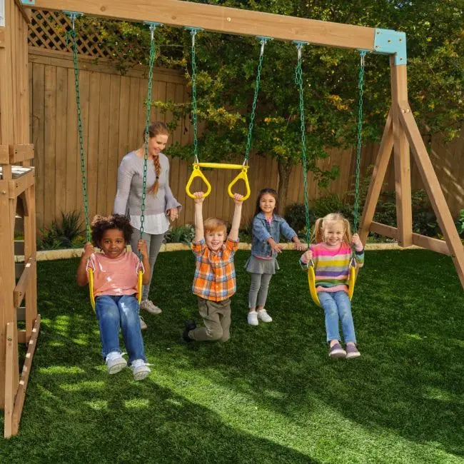 KIDKRAFT Modern Outdoor Swing Set