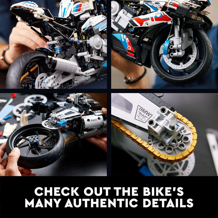 LEGO Technic BMW M 1000 Rr 42130 Model Building Kit (1,925 Pieces), Multi Color