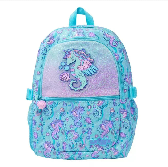 Smiggle Classic Kids Backpack - SeaHorse
