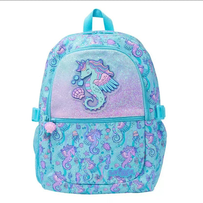 Smiggle Classic Kids Backpack - SeaHorse