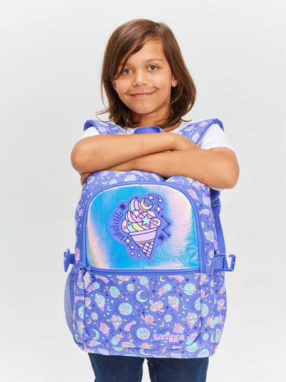 Smiggle Classic Kids Backpack - Blue Ice cream