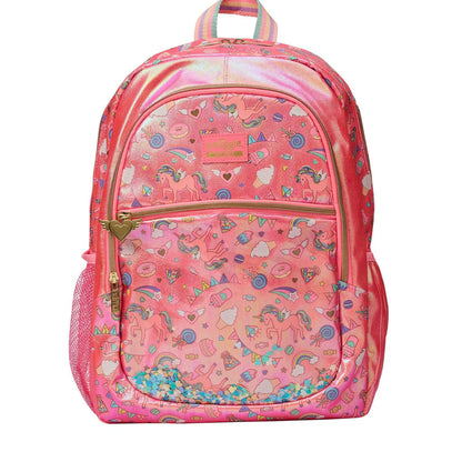 Smiggle Classic Kids Backpack - Pink Unicorn Desert