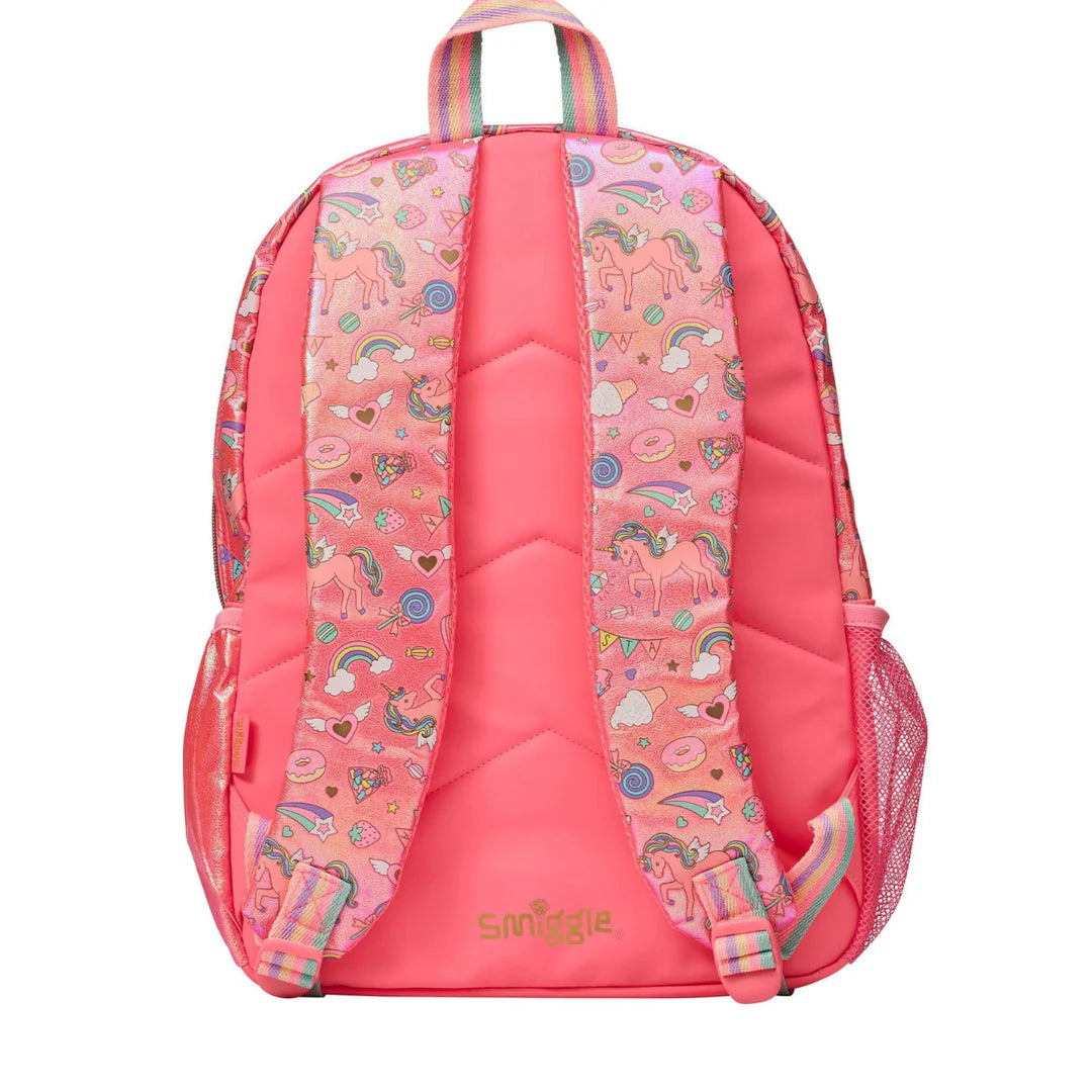 Smiggle Classic Kids Backpack - Pink Unicorn Desert
