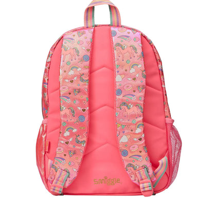 Smiggle Classic Kids Backpack - Pink Unicorn Desert