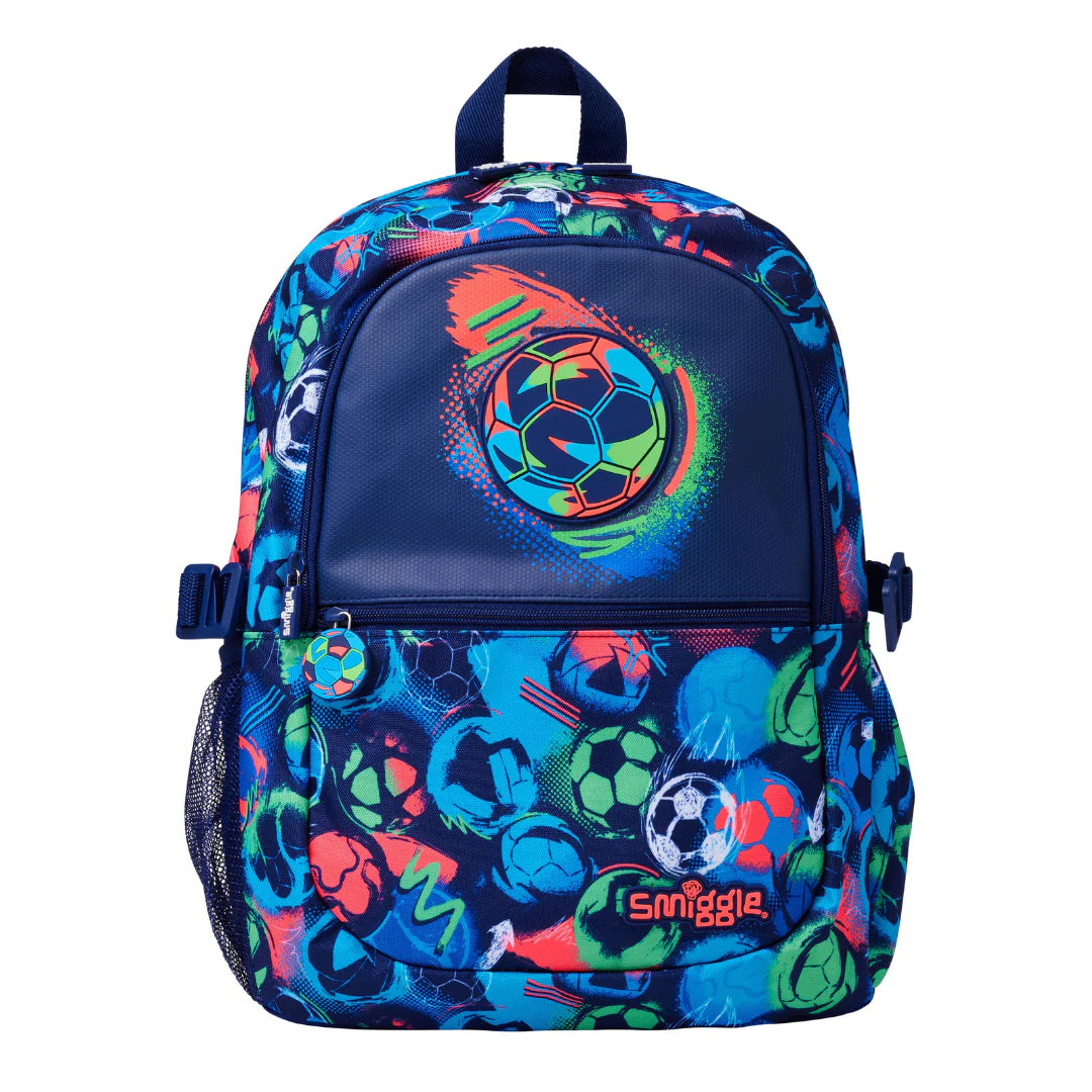 Smiggle Classic Kids Backpack - Soccer Edition