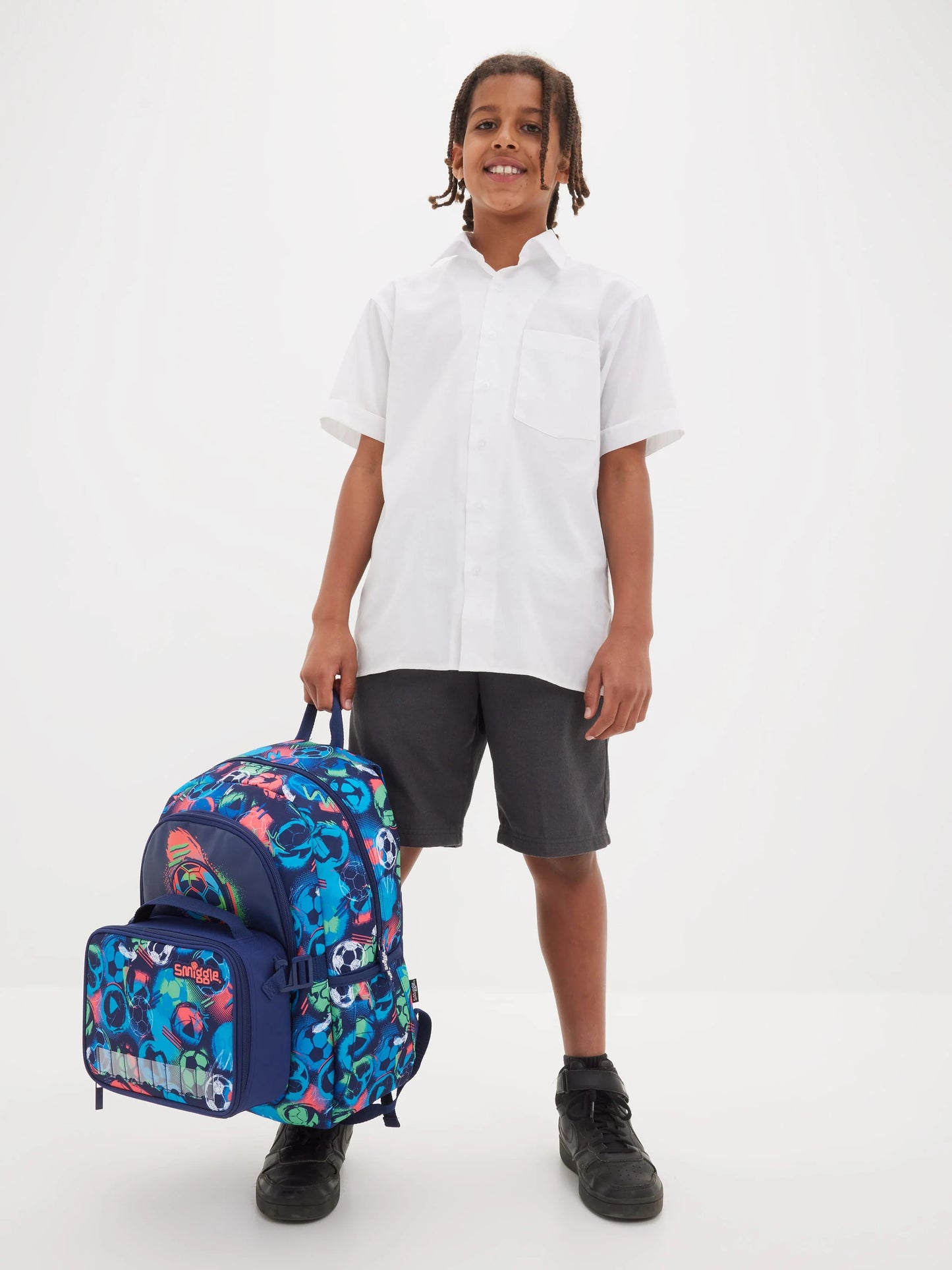 Smiggle Classic Kids Backpack - Soccer Edition