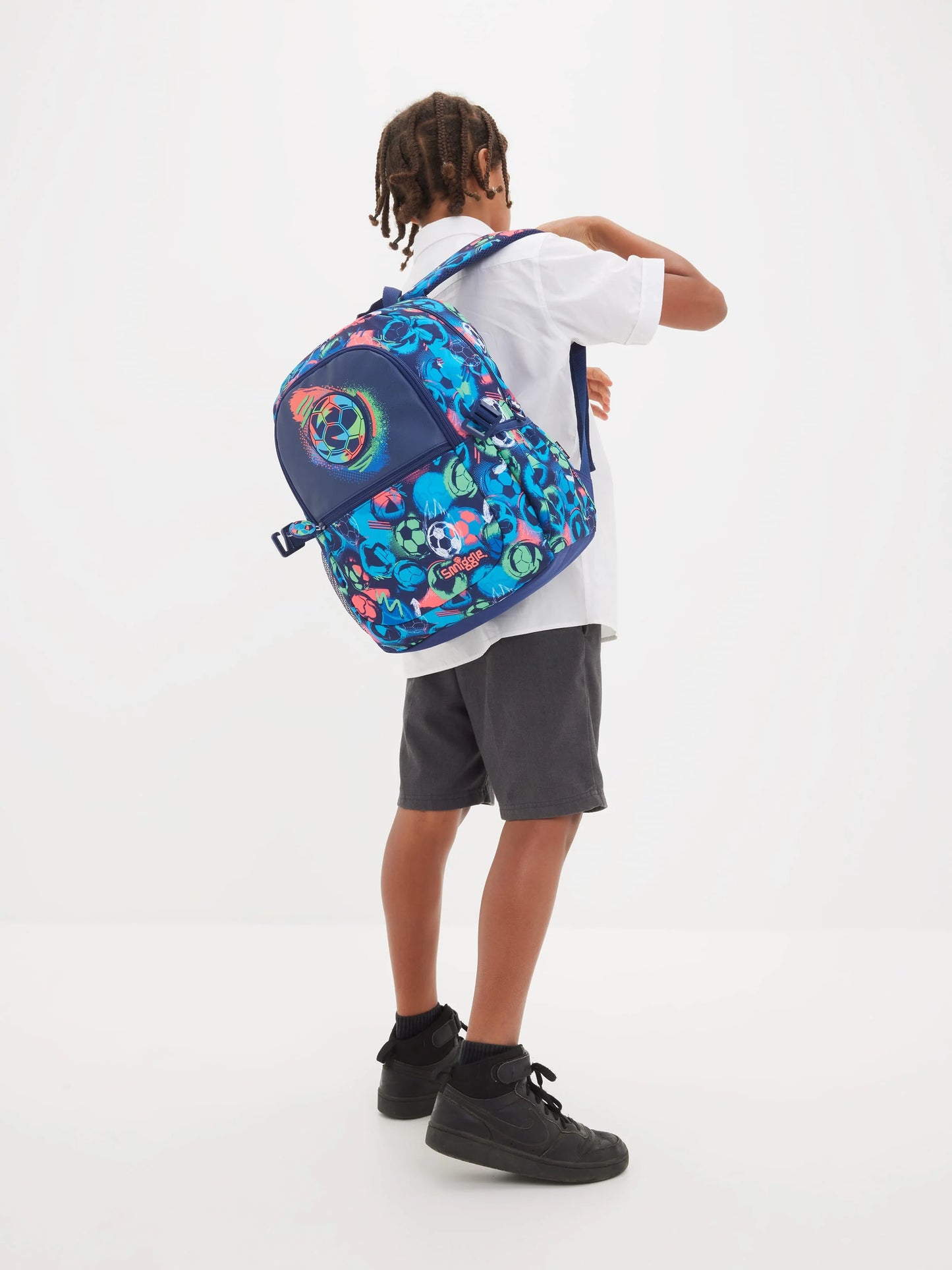 Smiggle Classic Kids Backpack - Soccer Edition