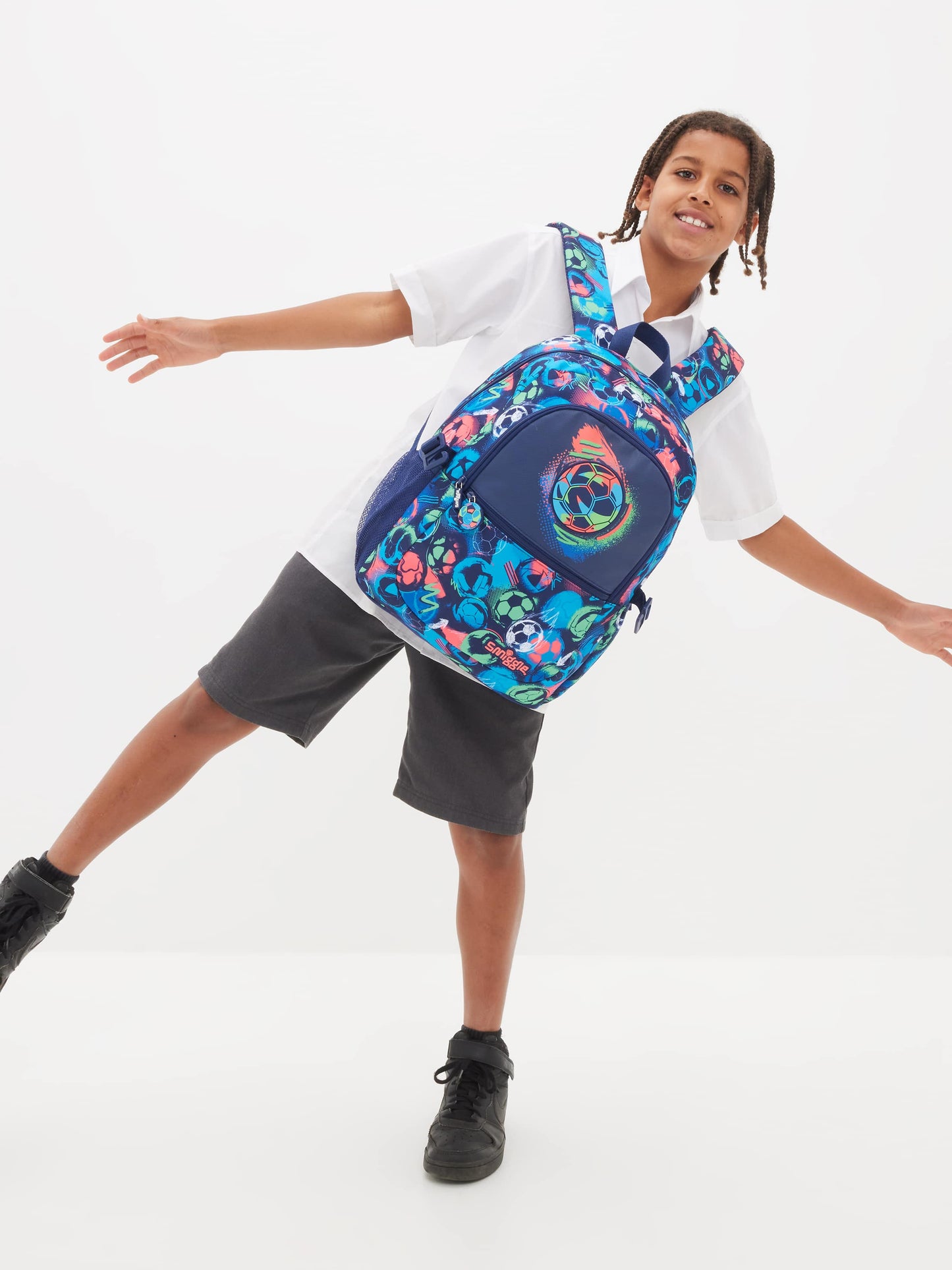 Smiggle Classic Kids Backpack - Soccer Edition