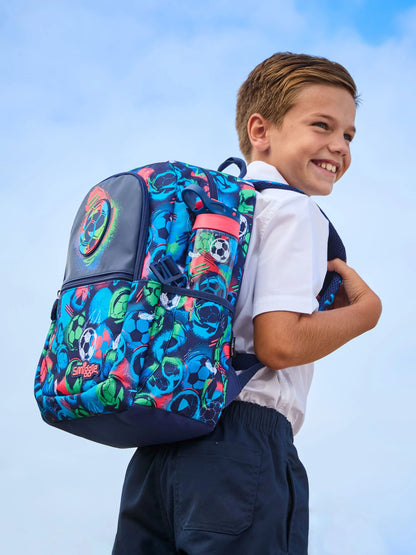 Smiggle Classic Kids Backpack - Soccer Edition