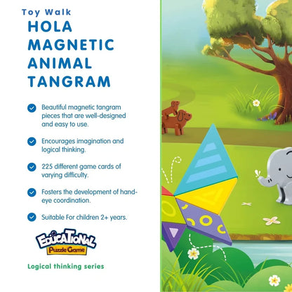 Hola E7982 Magnetic Animal Tangram Puzzle (2Y+)