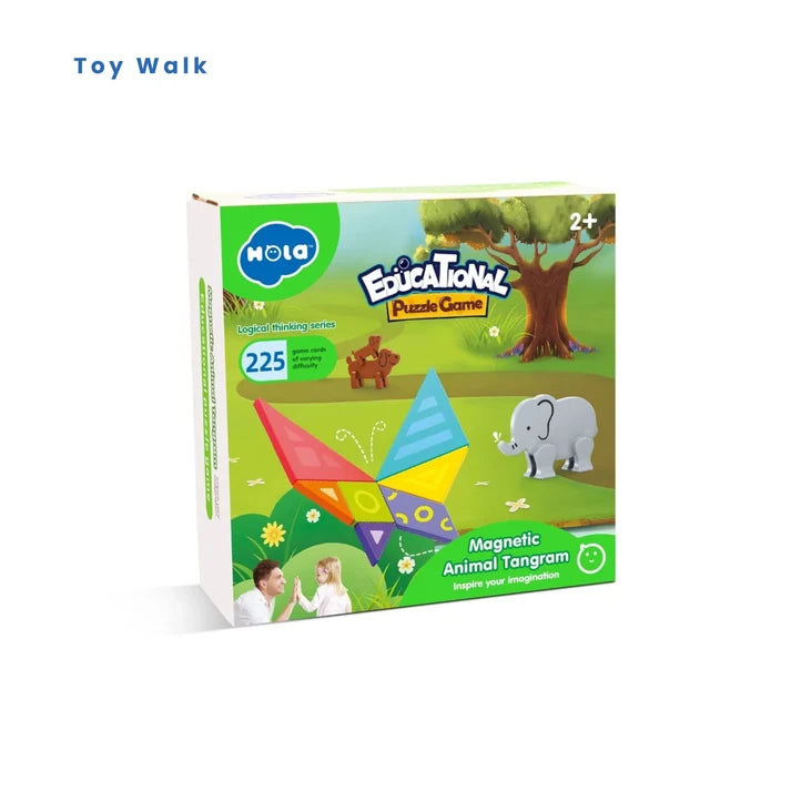 Hola E7982 Magnetic Animal Tangram Puzzle (2Y+)