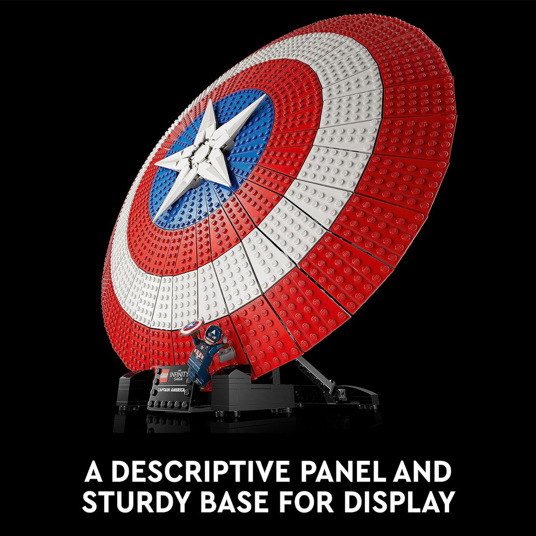 LEGO Marvel Captain America’s Shield 76262 Building Kit (3,128 Pieces)