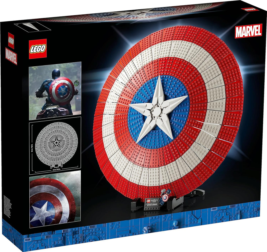 LEGO Marvel Captain America’s Shield 76262 Building Kit (3,128 Pieces)