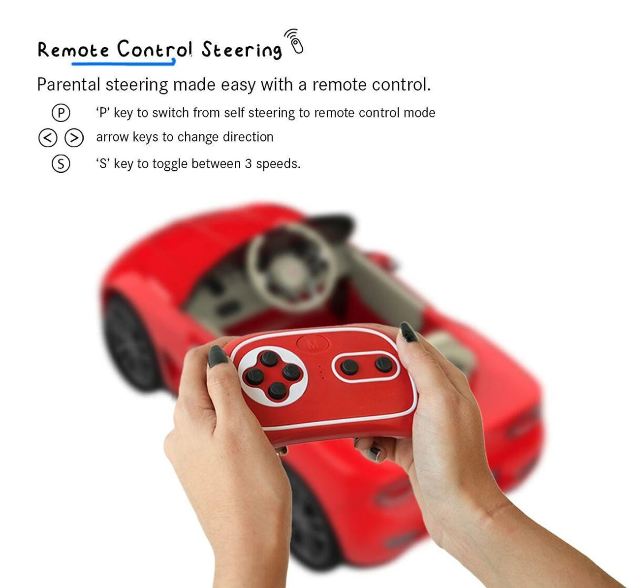 EMotorad Formula Fun BENTLEY EXP12 Kids Ride On CAR (Red)