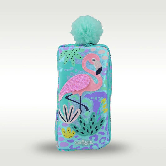 Smiggle Kids Pencil Pouch - FLAMINGO