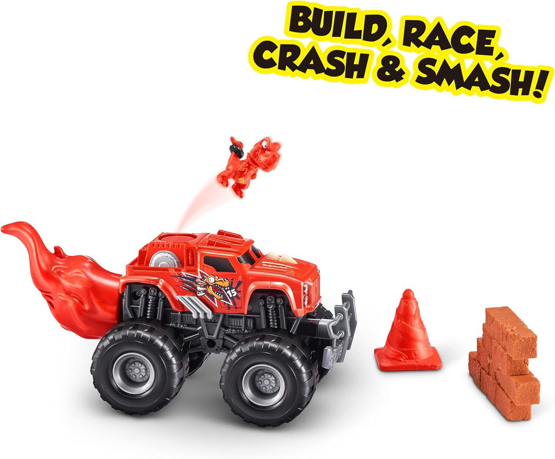 Smashers Monster Truck Surprise (Dino Truck) by ZURU Boys with 25 Surprises