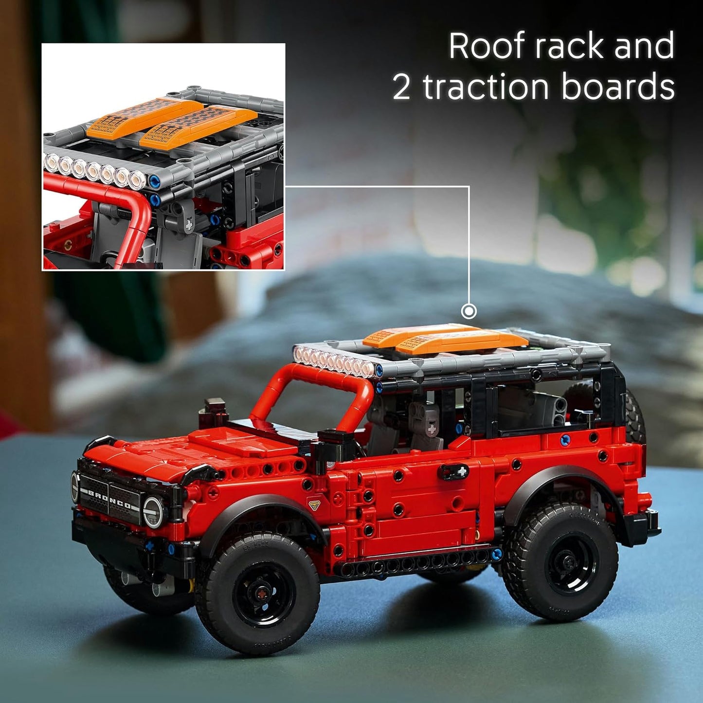 LEGO Technic Ford Bronco SUV Model Car Kit, STEM Building Set 42213