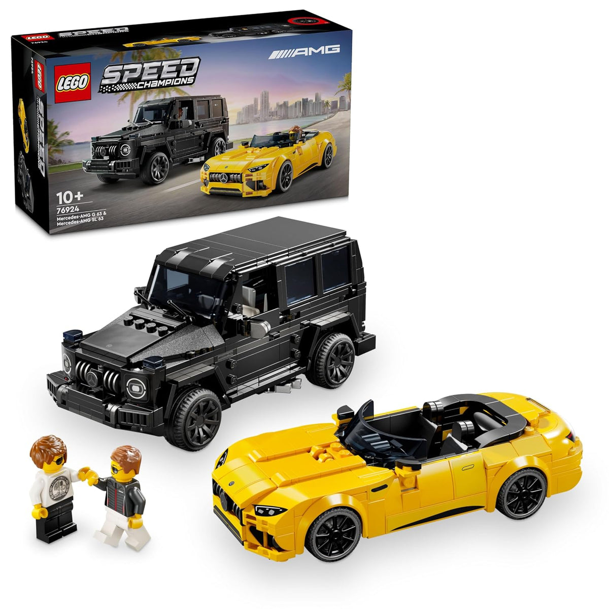 LEGO Speed Champions 76924 Mercedes-AMG G 63 & SL 63 Sports Cars Set