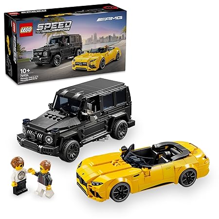 LEGO Speed Champions Mercedes-AMG G 63 & Mercedes-AMG SL 63 76924 Building Blocks Toys for 10+ Gift for Boys and Girls