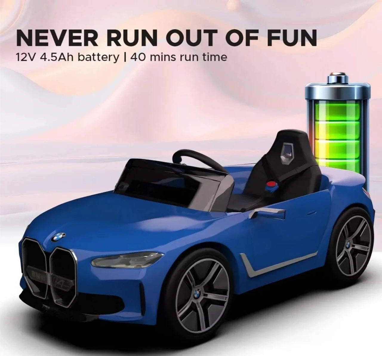 Emotorad Formula Fun BMW I4 Kids Ride-On Car,