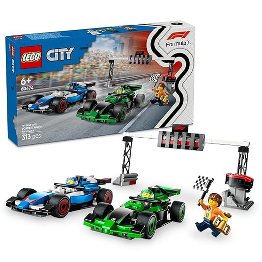 LEGO City F1 Grid with VCARB & Sauber Race Cars 60474