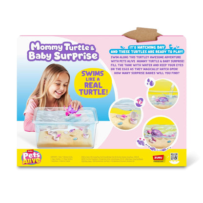 ZURU Pets Alive Turtle Surprise Robot – Interactive Electronic Turtle Toy for Kids