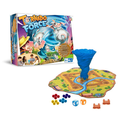Games Tornado Force 2-4 Players, Strategic Board Game for Boys and Girls, Family Game (PACK OF 6)