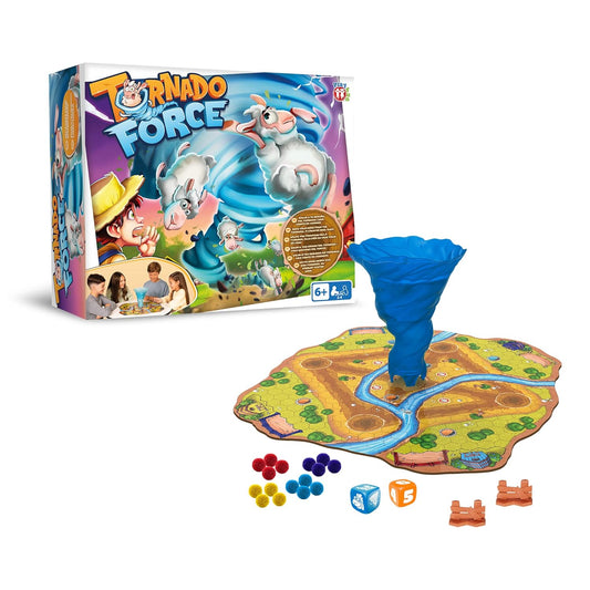 Games Tornado Force 2-4 Players, Strategic Board Game for Boys and Girls, Family Game (PACK OF 6)