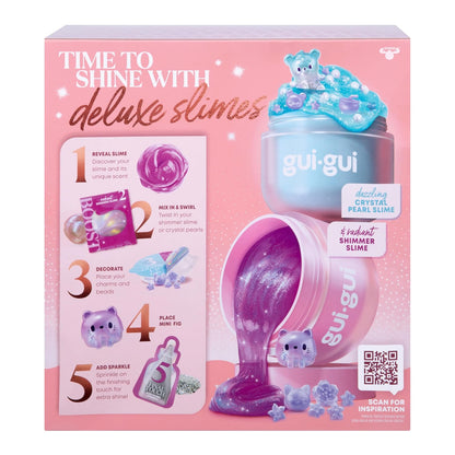 GUI GUI Slime Kit Shimmer Deluxe 2-Pack, Iridescent Slimes