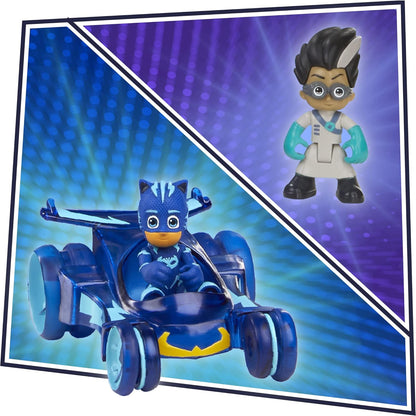 PJ Masks Deluxe Battle HQ Preschool Toy, Headquarters Playset with 2 Action Figures, Cat-Car Vehicle, and More for Kids Ages 3 and Up