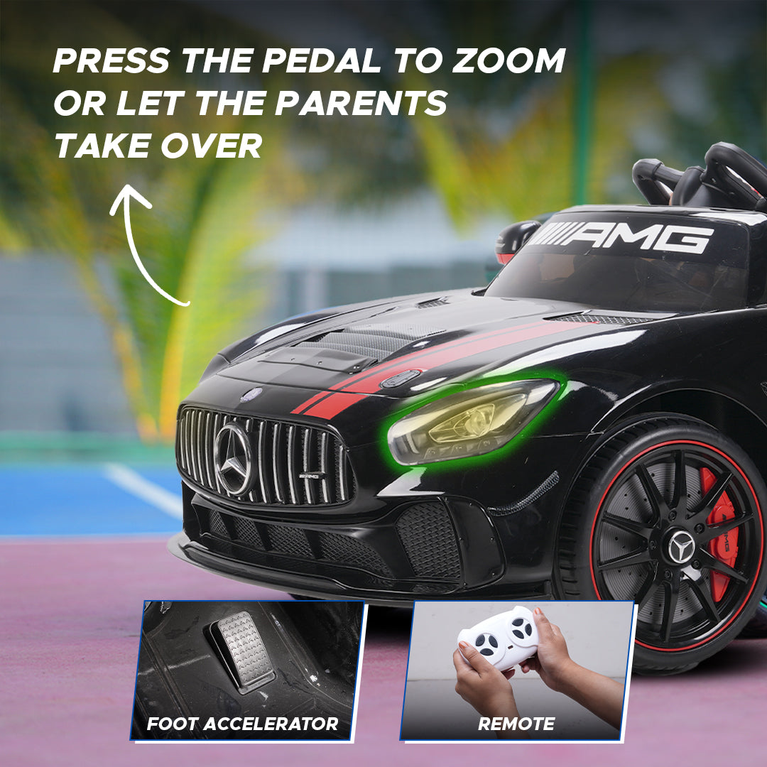 Kids Ride On MERCEDES-AMG GT4 (Black)