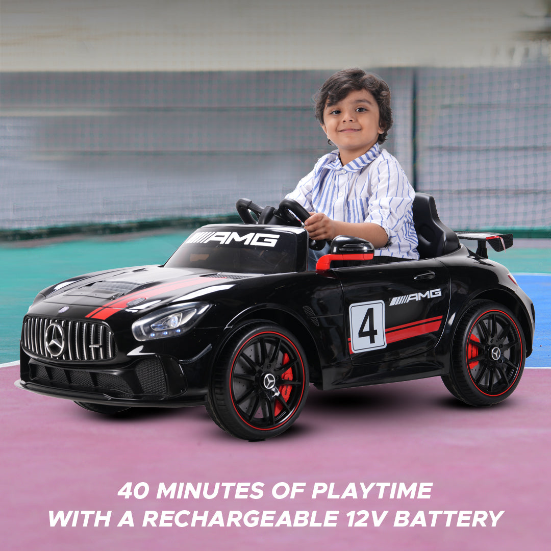 Kids Ride On MERCEDES-AMG GT4 (Black)